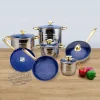 Juego de utensilios de cocina de acero inoxidable